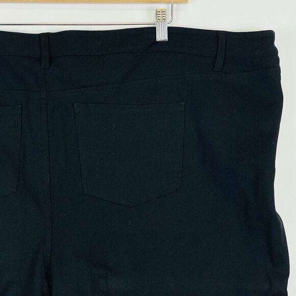 Studio by Torrid Black Ponte Knit Stretch Career Pants Trousers Womens 30 Plus - Picture 6 of 7